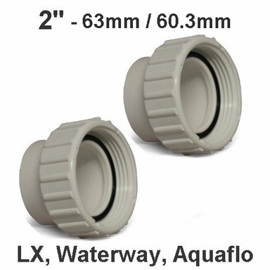 Šróbenia 2" - 60mm / 63mm LX, Waterway, Aquaflo
