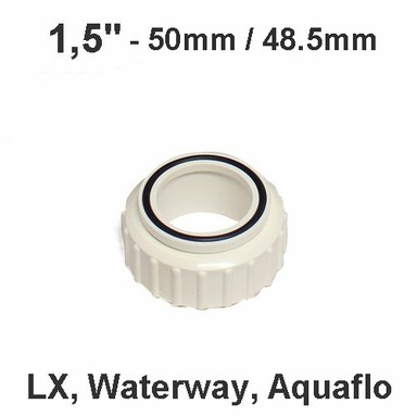 Šróbenie 1,5" - 48,5mm / 50mm LX, Waterway, Aquaflo