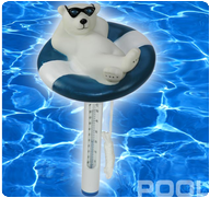 Cool bazénový teplomer - ľadový medveď