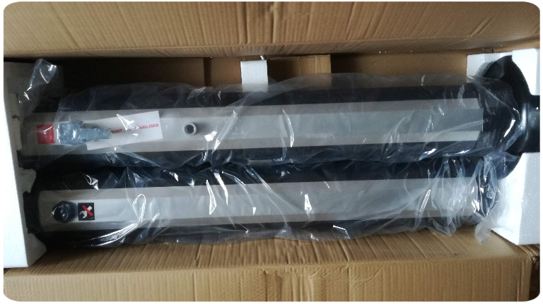 solarna sprcha 35L strieborna