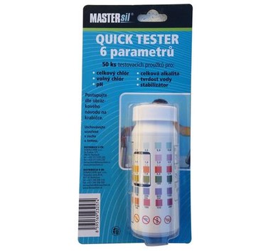 Mastersil testovacie prúžky 6v1 - 50 ks