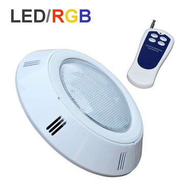 Bazénový LED RGB reflektor plochý s DO