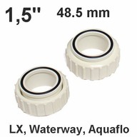 Šróbenia US 1,5" - 48,5mm 2ks / LX, Waterway, Aquaflo