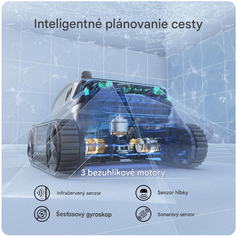 Automatický bazénový vysávač Wybot S2