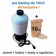 Piesková filtrácia - bazény do 10m³