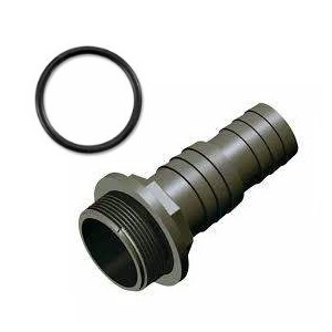 Závitový adaptér rovný 32/38 mm PVC s tesnením